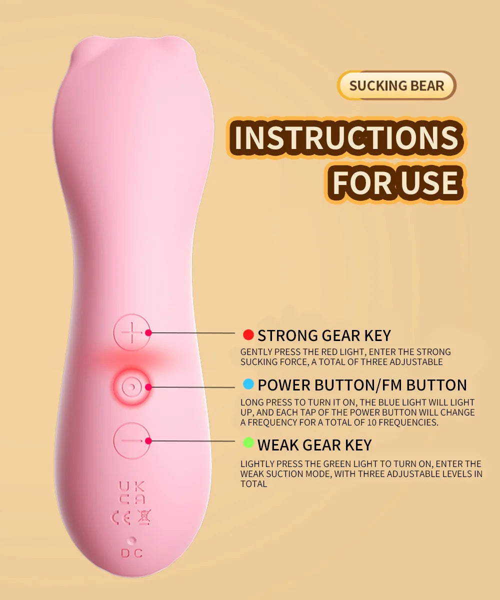 Sucker Clitoris Powerful Sucking Vibrator Female Clit Nipple Oral Vacuum Stimulator Massager Sex Toys Adults Goods for Women