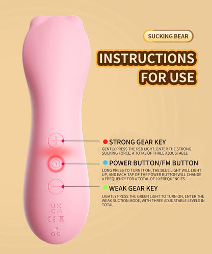 Sucker Clitoris Powerful Sucking Vibrator Female Clit Nipple Oral Vacuum Stimulator Massager Sex Toys Adults Goods for Women