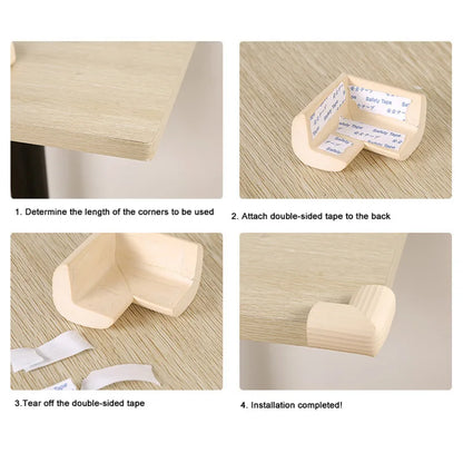 Baby Safety Table Corner Protector Tape Set Home Furniture Protector Table Guards Cover Soft Edge Corners Toddle Infant Care