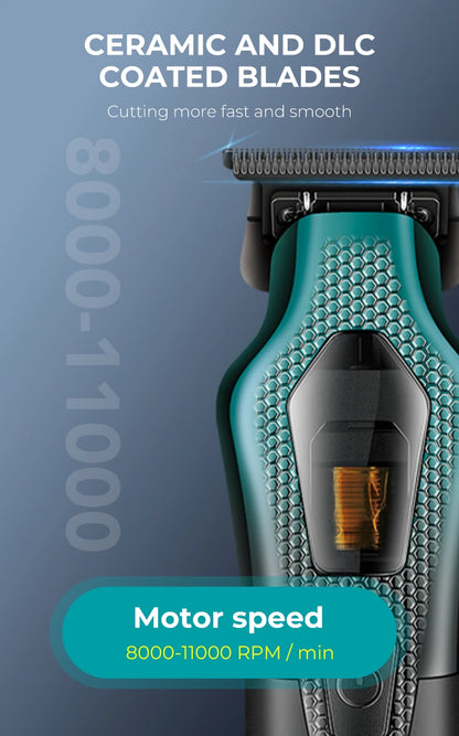 VGR electric hair clipper men's oil head carving electric push gradually changing color metal body 11000 RPM hair clipper V-997