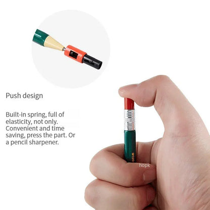 1-42Pcs Mechanical Pencils Set 2B 2.0mm Automatic Student Pencils with Sharpener Color Pencil Leads School Pens Cute Stationery