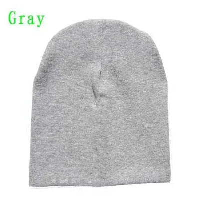 6M-3Y Baby Knitted Hat Scarf Set Solid Color Cotton Hip Hop Beanie Warm Toddler Cap for Boys Girls Spring Autumn Winter