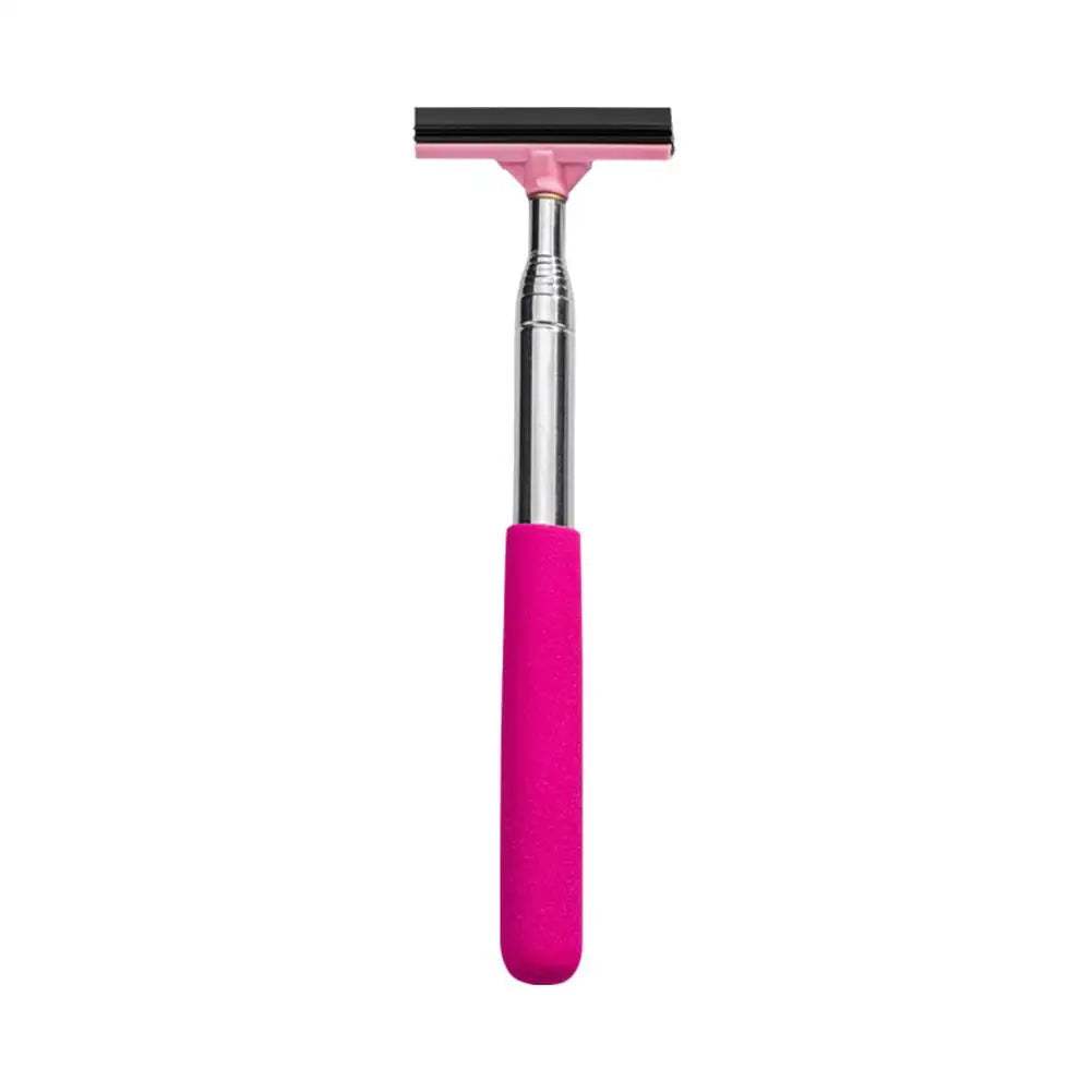 Car Rearview Mirror Wiper Wash Telescopic Cleaning 98cm Wiper Handle Glass Long Demist Cleaning Cleaner Handheld Tool Mirro Q2W9