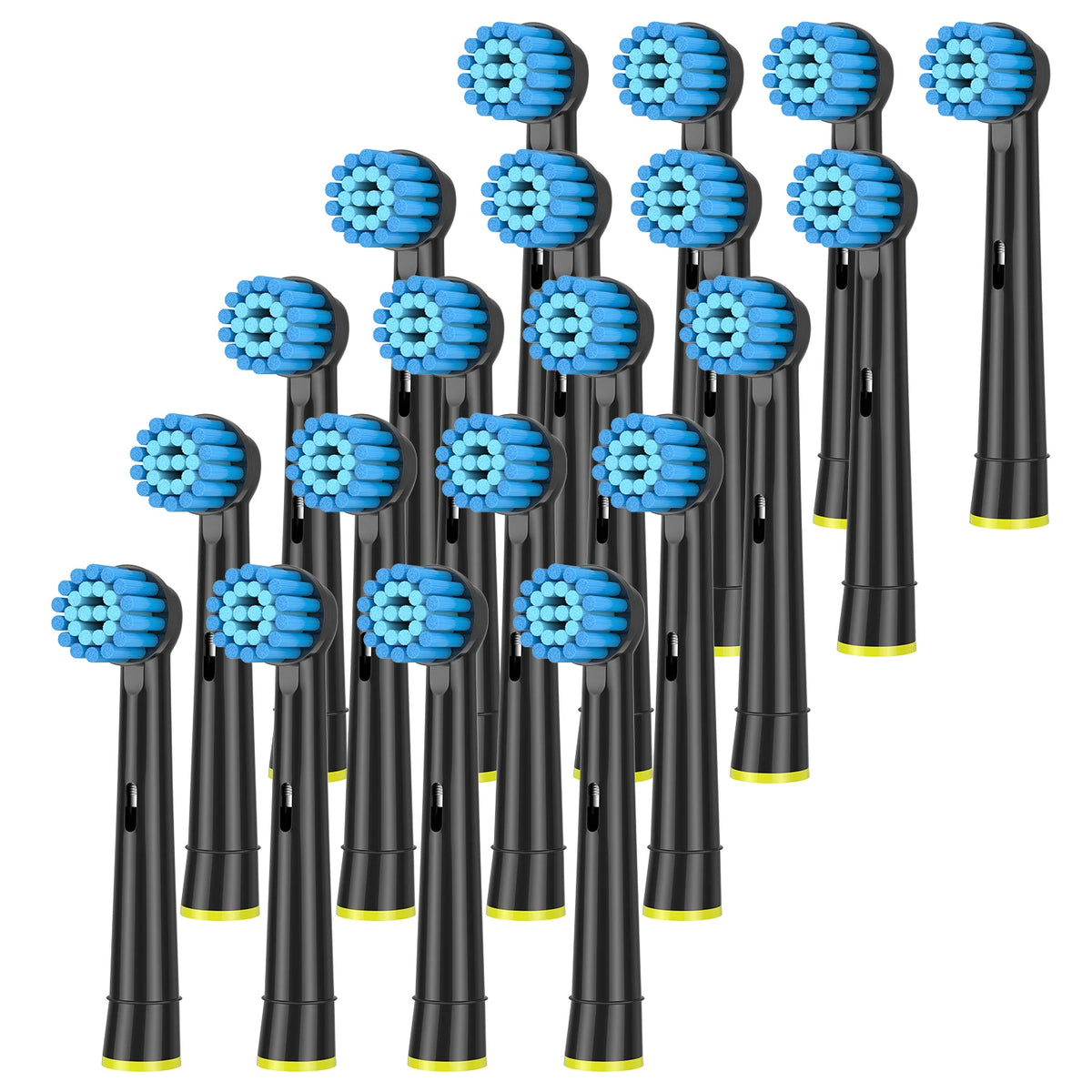 4/8/12/16/20 Pack Sensitive Gum Care Soft Bristle Replacement Brush Heads Compatible with Oral B Braun Electric Toothbrush