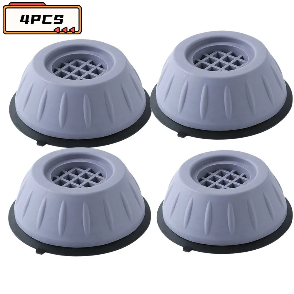 1/2/4pcs Anti Vibration Feet Pads Rubber Legs Slipstop Silent Skid Raiser Mat For Washing Machine Support Dampers Stand Accessor