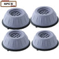 1/2/4pcs Anti Vibration Feet Pads Rubber Legs Slipstop Silent Skid Raiser Mat For Washing Machine Support Dampers Stand Accessor