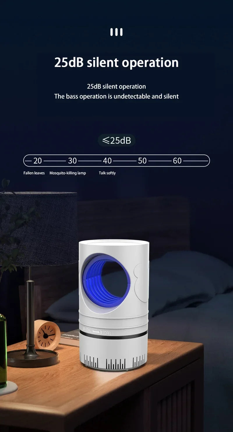 Lenovo New Electric Mosquito Insect Killing Lamp LED Light Trap Control Lamp Pes Fly Bug Killer Lamp with USB Power Supply Adapt