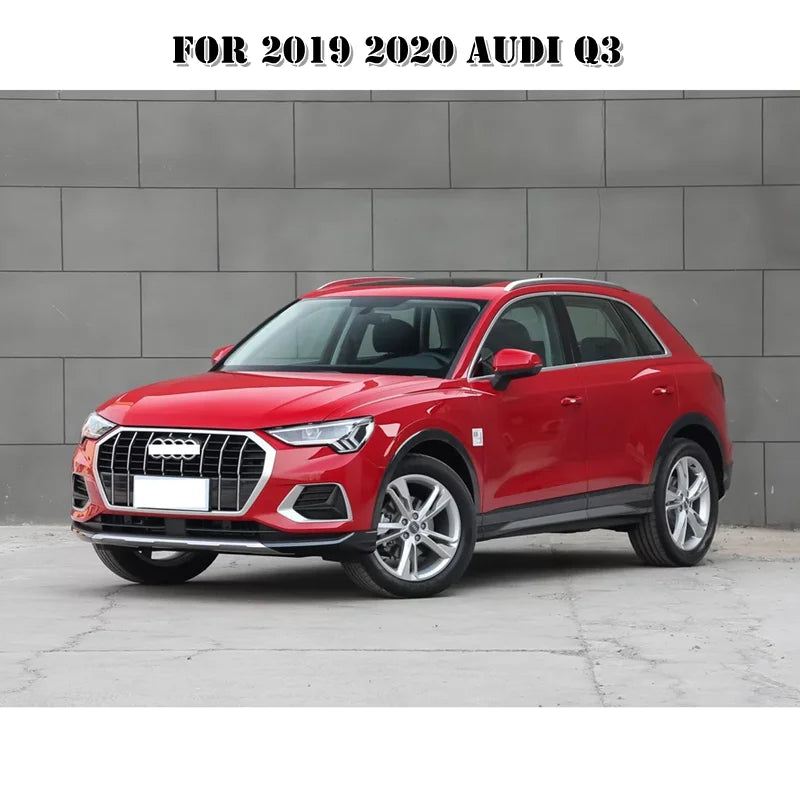 FOR Audi Q3 2019 -2022 Car Carbon fiber style Console Gear Shift Frame Cover Trim Interior accessories  Auto Integral interior