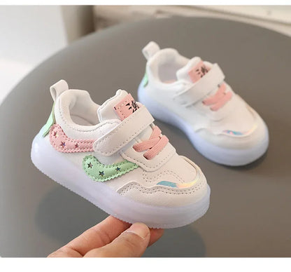 Tenis Children Led Shoe Boys Girls Lighted Sneakers Glowing Shoe for Kids Soft Soled Breathable Casual Infant Toddler Baby Shoes