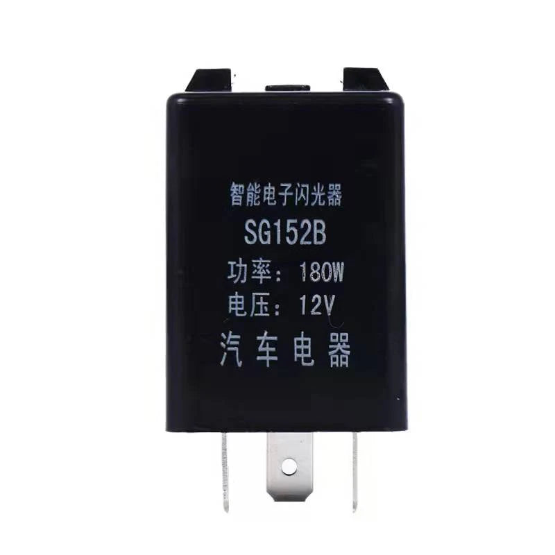 3 Pins Indicator Car Motorcycle 12V Electronic LED Relay Fix Blinker Flasher Indicator 12V LED Relay Fix Flasher Indicator