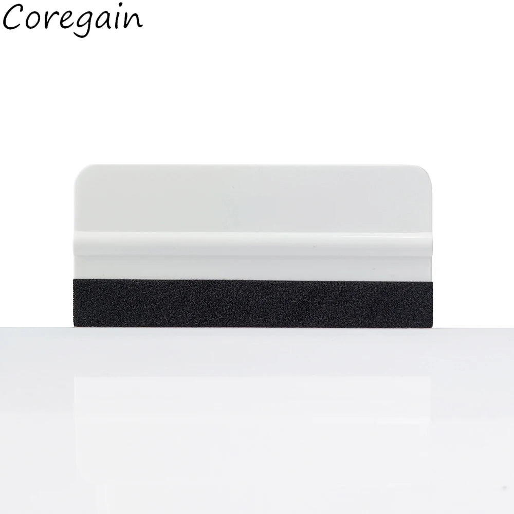 10x4.5cm  Felt Fabric Cloth Suede Card Squeegees Carbon Fiber Vinyl Car Wrap No Scratch Scraper Window Tint Tools