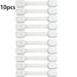 1-10pc Child Safety Strap Locks Baby Locks for Cabinets and Drawers, Fridge & More. Adhesive Pads.No Installation Required
