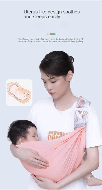 Adjustable Baby sling Wrap Baby Carrier Soft wrap Sling for Newborns Baby Carrier Scarf Toddler baby Sling Wrap Suspenders