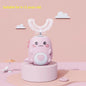 Children U-shaped Electric Toothbrush 360 Degrees Smart Cartoon Kids silicone Toothbrush Automatic Rechargeable Sonic Toothbrush