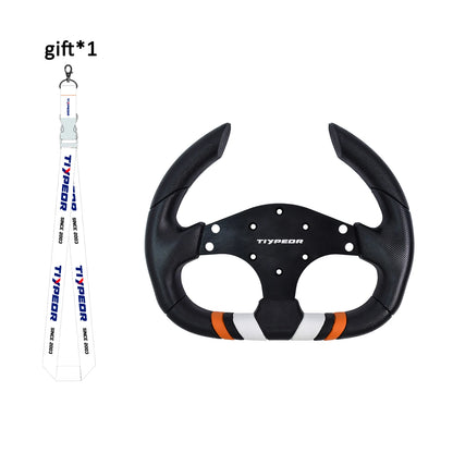 Tiypeor PU 320mm Seering Wheel for Simulate Racing Game Drift Sports Style Wheel