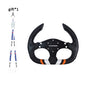 Tiypeor PU 320mm Seering Wheel for Simulate Racing Game Drift Sports Style Wheel
