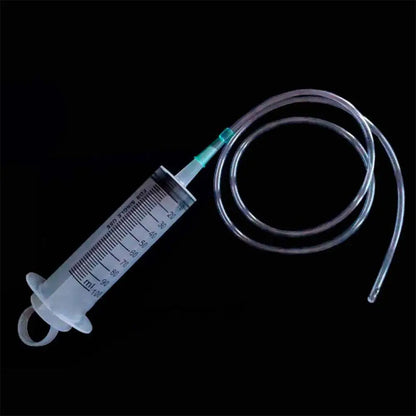New Large Capacity Syringes Oil Pump 100/300/550ml With 1m Hose Pet Feeding Measuring Pump Hydroponics Nutrient Big Syringe 2024