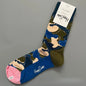 Cotton Happy Socks Men's Classic Crew Sock Shoe Size 10 - 13 Soft