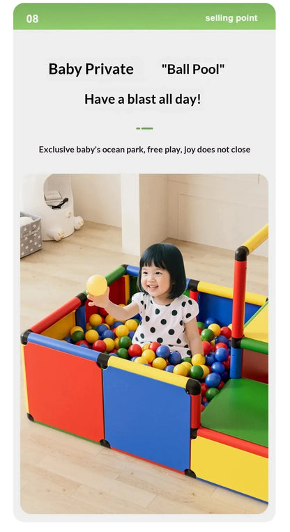 Kids Indoor Climbing Frame With Slide For Sensory Training And Intellectual Development Play Equipment