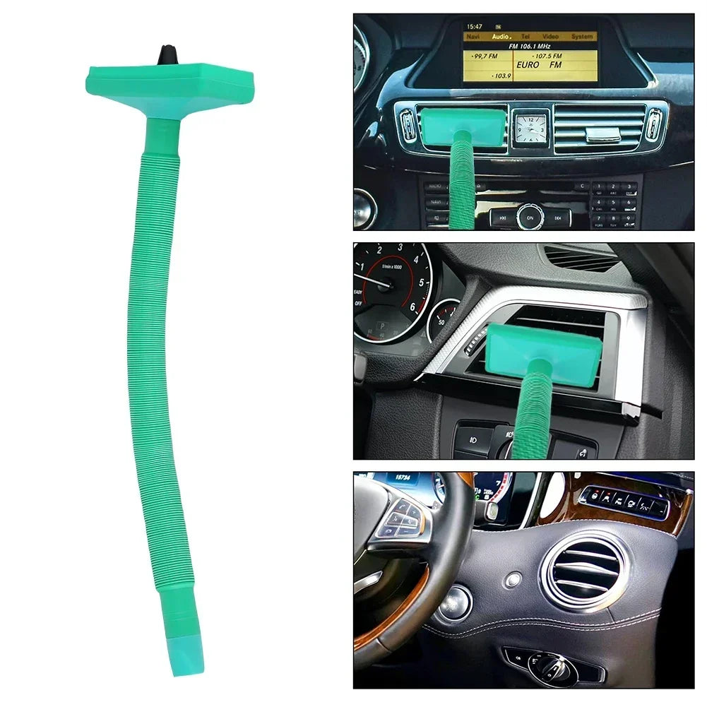 Air Vent Cooler Car Air Conditioning Vent Cooler Conditioner Ventilation Fan Adjustable Length Auto Seat Cooler Tube Car Parts