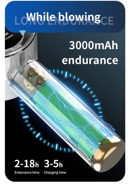 100 Speed High-speed Handheld Fan Usb Rechargeable Mini Portable Charging Turbo Fan Desktop Small Fan Outdoors Travel