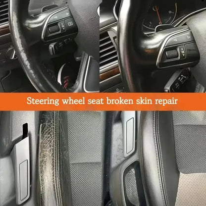 IFUBO 50ml Steering Wheel Leather Restorer Paste Quick Fix Non-Fading Car Interior Dashboard Repair