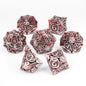 7pcs DND Metal Dice Set MTR Polyhedral Dice for Dungeons And Dragons Role Playing Games D&D Dice Set Dnd Gifts
