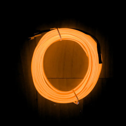 Hot Sale 1M/2M/3M/5M Car Interior Lighting LED Strip Decoration Garland Wire Rope Tube Line Flexible Neon Lights With USB Drive
