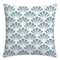 Lake blue white geometric linen pillowcase sofa cushion cover home decoration can be customized for you 40x40 45x45 50x50 60x60