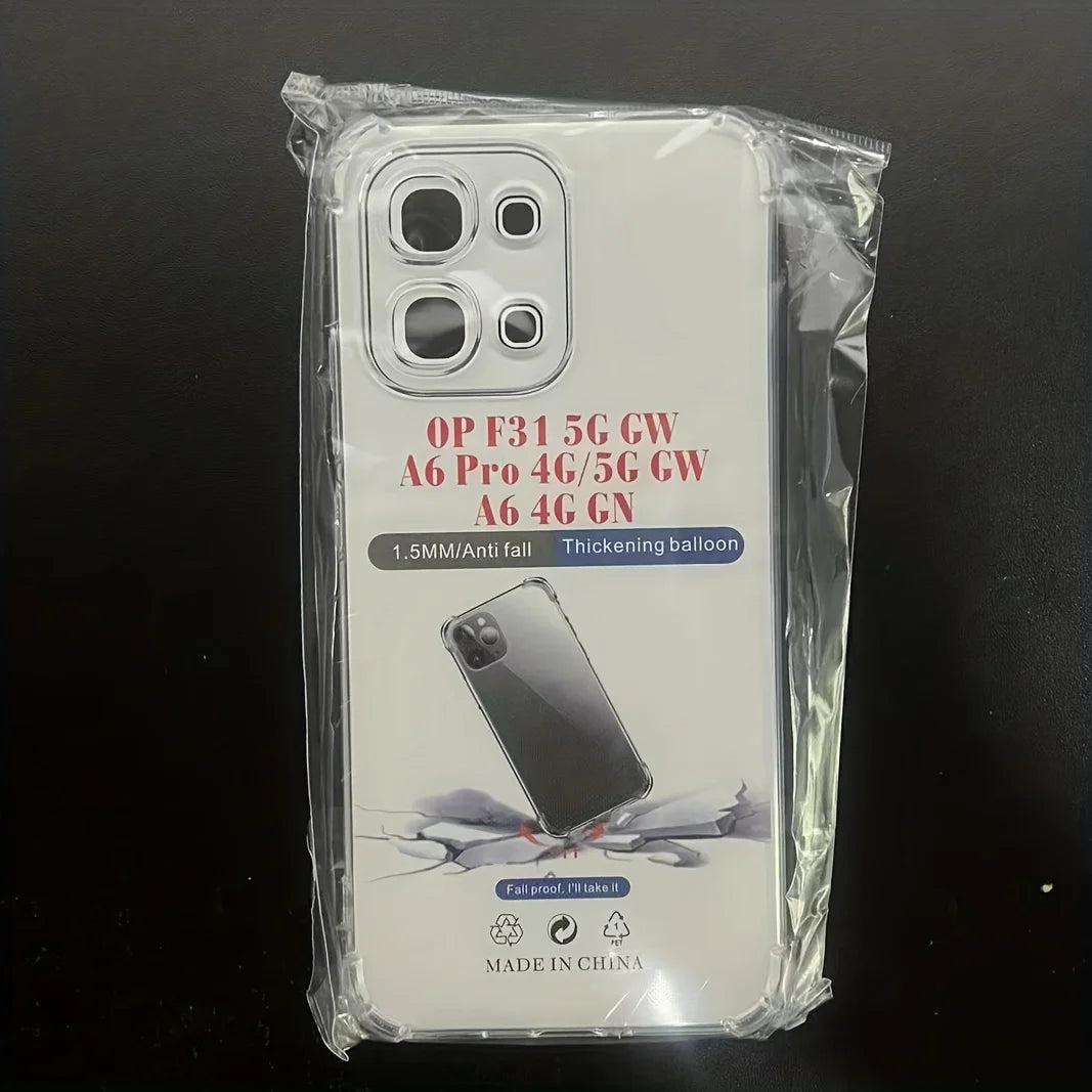 Transparent Phone Case for Oppo A6 Pro 4G Soft Silicone for Oppo A6 Max GT 5G Back Cover Clear Case A6Pro