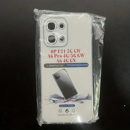Transparent Phone Case for Oppo A6 Pro 4G Soft Silicone for Oppo A6 Max GT 5G Back Cover Clear Case A6Pro