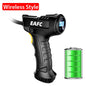 EAFC  Handheld Car Air Compressor 120W Wireless/Wired Inflatable Pump Air Pump Digital Car Tire Inflator Machine for Car Bicycle