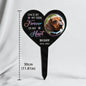 Custom Photo Pet Memorial Heart Stake,Personalized Dog Cat Grave,Forever In My Heart Pet Loss Plaque,Pet Loss Sympathy Gift