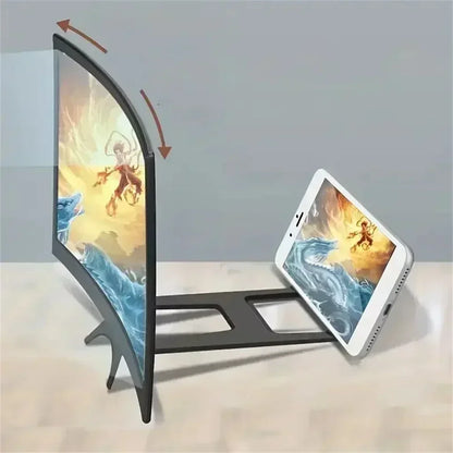 Mobile Phone Screen Protect Eyes HD Magnifier Movie Video Amplifier Holder Enlarger Screen Smart Phone Magnifying Curved Screen