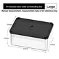 NOMOY Magnetic Sliding Lid Reptile Enclosure - Dual Opening Critter Cage for Crested Geckos, Frogs, Lizards, Snakes & Silkworms