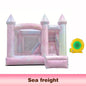 Tie Dye Toddler Bounce House Inflatable Wedding Bounce Castle Outdoor Bouncer Inflatable Tiedye Bouncer Combo House with Slide