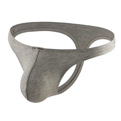 BRAVE PERSON Men Underwear Thongs Sexy Low Rise Solid Briefs T-back Modal Breathable Underpants G Strings Male Panties Thongs