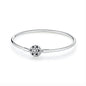 Original 925 Sterling Silver Bracelets Bangles Love Heart Clip Charms Beads Snake Chains For Women Rose Gold DIY Luxury Jewelry