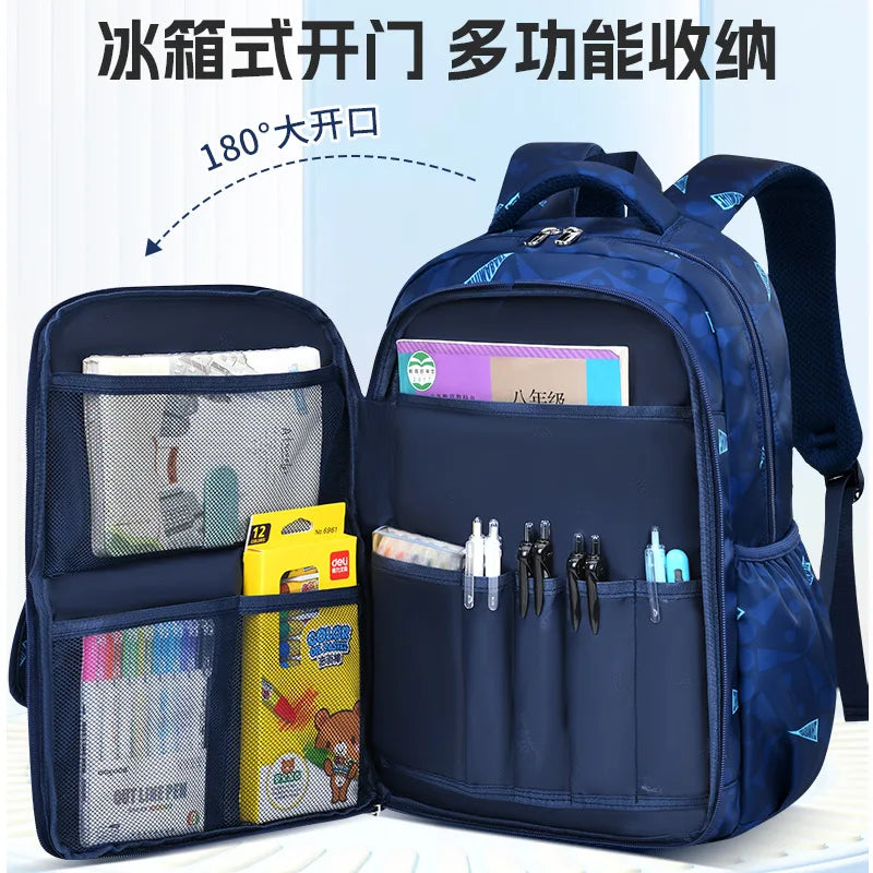 Waterproof Children School Bags for Boys Kids Backpack Primary Orthopedic School Backpacks Book Bags Schoolbag Mochila Infantil