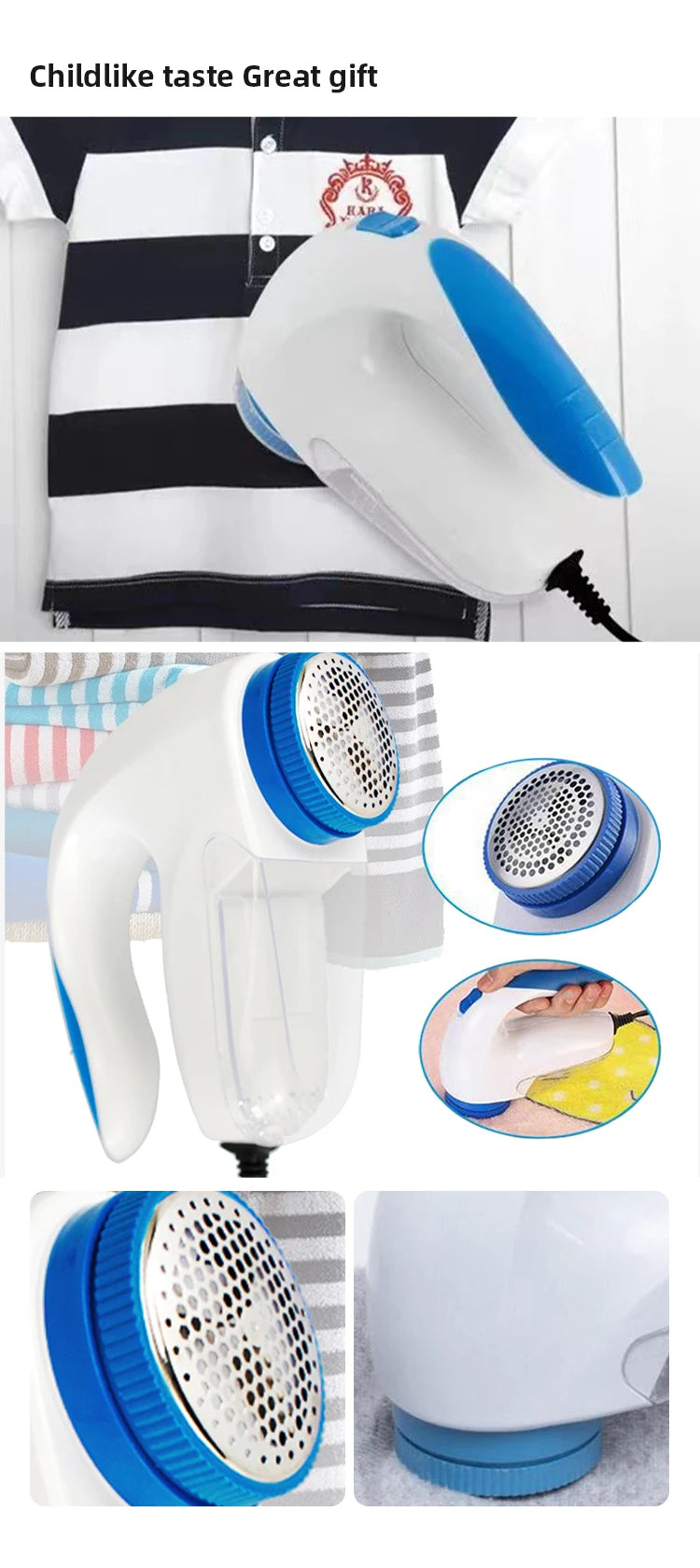 Portable Household Hair Ball Trimmer Electric Lint Remover Sweater Shaver Clothes