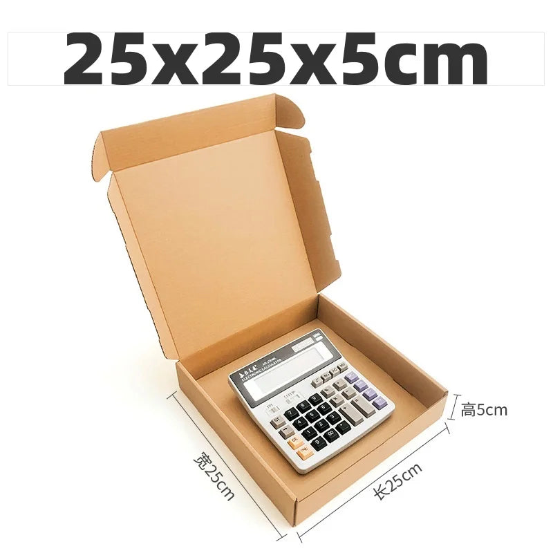 10pcs Shipping Boxes Cardboard Corrugated Mailer Boxes for Packaging Craft Gifts Giving Products for Small Business
