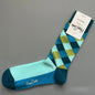 Cotton Happy Socks Men's Classic Crew Sock Shoe Size 10 - 13 Soft