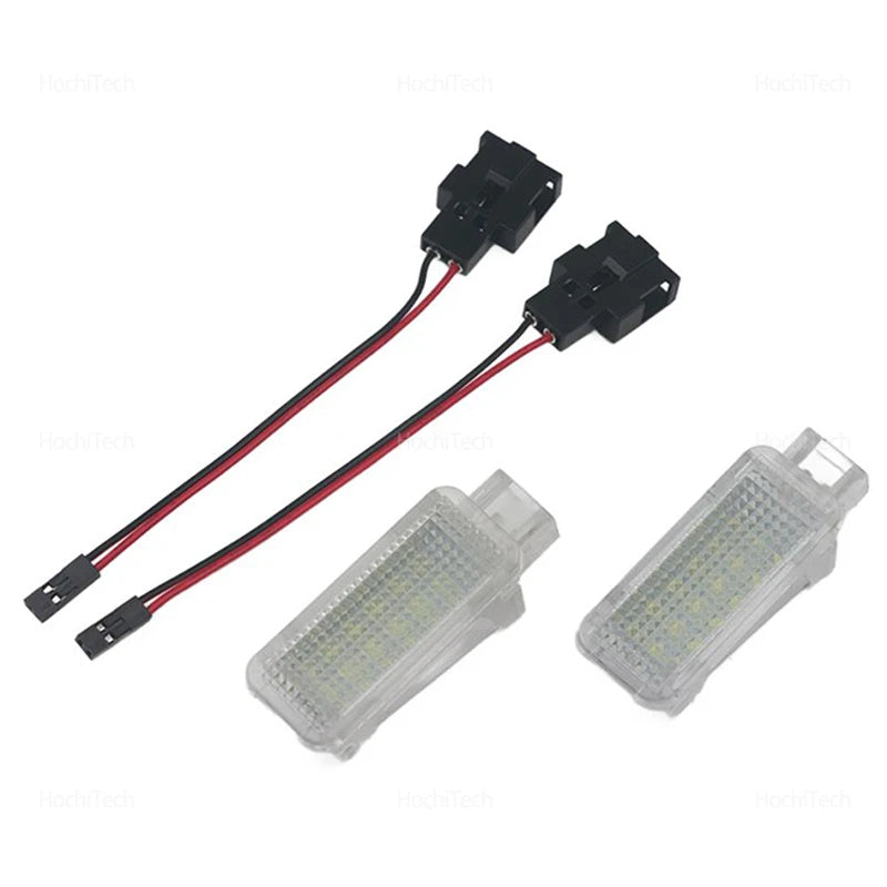 Interior Trunk Boot Lamp for Audi A3 8P A4 B6 B8 A5 A6 C5 A8 Q5 Q7 TT 2Pcs Canbus LED Luggage Door Courtesy Footwell Light