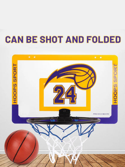 Indoor children's safety and fun games children's home sports basketball set wall bracket non perforated basketball frame