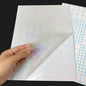 50 Sheets Broken Glass Hologram Cold Lamination Film Sticker A4 Sheets Star Shiny Dots DIY Package Card Photo Holographic Film