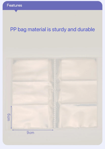 84/120/240 Slot Card Holder Photo Album Business Card Book Star Chasing Business Three Inch Transparent Card Bag