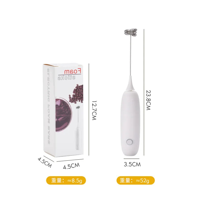 Handheld Electric Milk Frother, USB/Plug Electric Egg Beater, Multi-functional Drink Stirrer for Home Coffee, Milk Foam, Baking