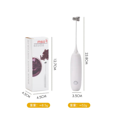 Handheld Electric Milk Frother, USB/Plug Electric Egg Beater, Multi-functional Drink Stirrer for Home Coffee, Milk Foam, Baking