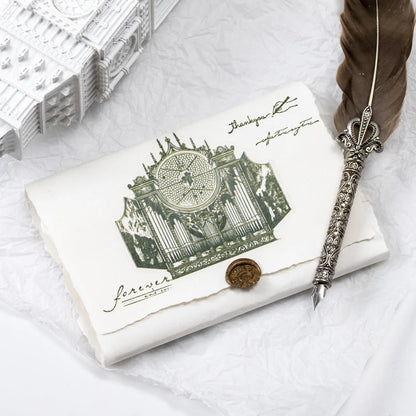 10pcs/lot Memo Pads Material Paper Medieval Castle Journal Scrapbooking paper Card Background Decoration Paper