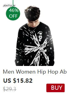 Harajuku Oversized Streetwear Pullover Men's Hoodies Eyes Graphic Print Hooded Sweatshirt Hip Hop Aesthetic Tops Goth Y2k Winter